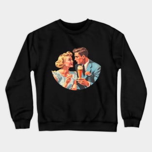 1960 Retro Rock’n’Roll Collection Great Gifts For 60’s Lifestyle and Music Lovers Crewneck Sweatshirt